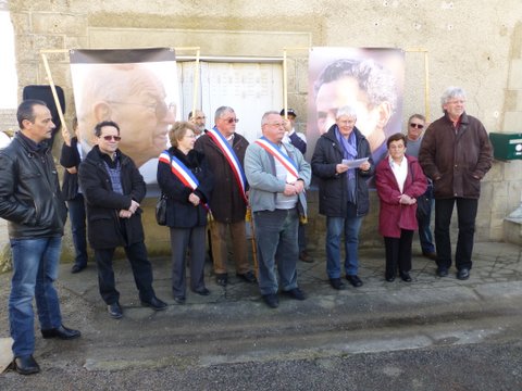 Inauguration d’une Place Mis et Thiennot sur la commune de Parnac (36)