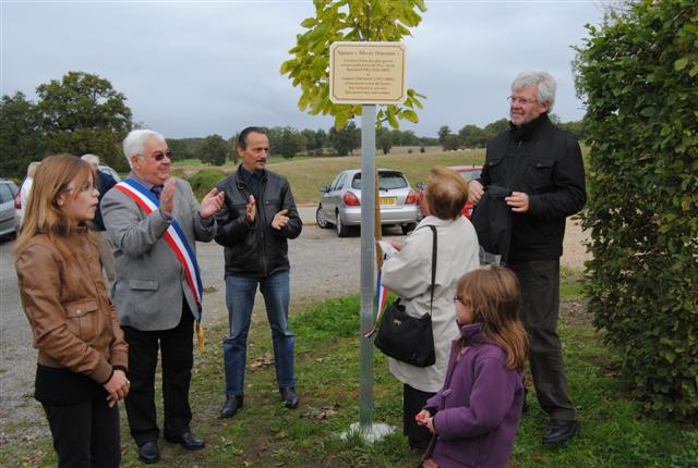 Inauguration d’un square Mis et Thiennot sur la commune Mouhet (36)