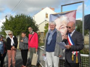 La commune du Pêchereau inaugurait son Allée Mis & Thiennot